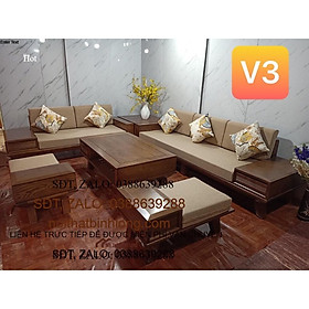 Mua Bàn ghế sô fa chân vát gỗ sồi nga