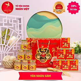 Nước Yến Sào Chưng Nhân Sâm Nhân Việt 30% Yến Nguyên Chất Hũ 70ml