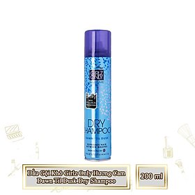 DẦU GỘI KHÔ GIRLZ ONLY 200ML, BỒNG BỀNH CHO TÓC BẾT, CÓ HƯƠNG THƠM, 5 PHÂN LOẠI, HÀNG CHÍNH HÃNG