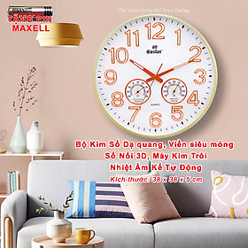 Mua Đồng Hồ EASTAR Mặt Tròn có DẠ QUANG và Đồng hồ CƠ Đo NHIỆT ĐỘ & ĐỘ ẨM - Máy KIM TRÔI - Tặng Pin Maxell