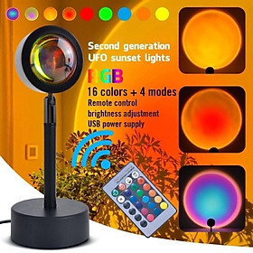 Mua Đèn Hoàng Hôn sống ảo Tiktok 16 màu có điều khiển mẫu mới 2021  đèn Sunset Rose 4in1  Cầu vồng  Hoàng hôn đỏ Giá Siêu Rẻ