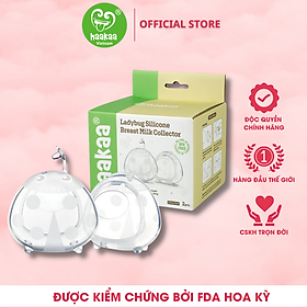 Miếng lót hứng sữa con bọ rùa HaaKaa. Dung tích 40ml và 75ml. Chất liệu silicone cao cấp, an toàn. Không chứa BPA, PVC và phthalate