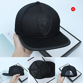 Nón snapback, mũ hiphop Fer.rari phối vải kaki Form chuẩn đẹp (Ảnh thật)