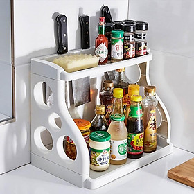 Kệ 2 Tầng Đựng Đồ Dùng Nhà Bếp Đa Năng Loại Lớn
