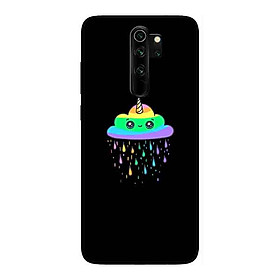 Ốp Lưng in cho Xiaomi Redmi Note 8 Pro Mẫu Mây Kỳ Lân - Hàng Chính Hãng