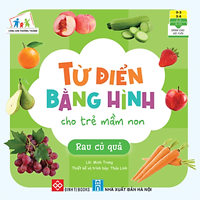 Sách - Từ điển bằng hình cho trẻ mầm non - Dành cho trẻ 0 - 6 tuổi - Combo 6 tập - Nhiều chủ đề - Đinh Tị Books