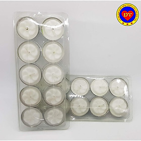 Mua 10 Nến tealight cháy 2h không khói không mùi an toàn cho người sử dung