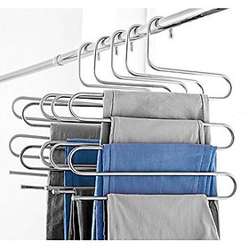 Mua Móc Phơi Quần Ao 5 Tầng Thông Minh Treo Đồ Hình Chữ Z Inox Tiết Kiệm Không Gian