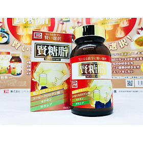 Thực phẩm bảo vệ sức khỏe KENTOUSHI Nhật Bản - Giảm Cân, Hỗ Trợ Kiểm Soát Đường Huyết, Ngăn Ngừa Mỡ Máu (1 lọ/180 viên - 350mg/viên)