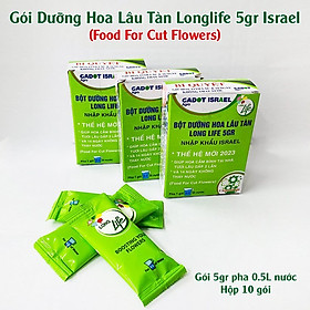 (COMBO 30 GÓI) GÓI DƯỠNG HOA TƯƠI LONGLIFE CỦA ISRAEL GIỮ HOA TƯƠI LÂU GẤP 2 LẦN VÀ 14 NGÀY KHÔNG THAY NƯỚC MỚI