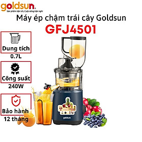 Mua Máy Ép Chậm Trái Cây Goldsun GFJ4501 Dung Tích 0.7L Ép Kiệt Bã 98% - Hàng chính hãng Goldsun