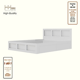 Mua HAPPY FURNITURE   MATTA - Giường ngủ 2 ngăn kéo   GNG_202 GNG_203 GNG_204 GNG_205  207cm x 35cm DxC