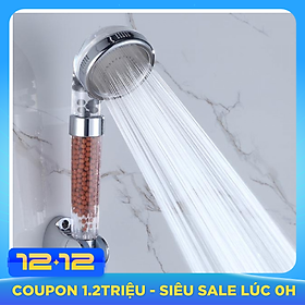 Vòi Tắm Hoa Sen Kèm Dây Dẫn Tăng Áp Lực Công Nghệ Mới Có Hạt Lọc Hoạt Tính, Vòi Tắm Với Chất Liệu Inox Không Gỉ Bền Chắc