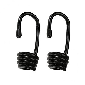 3-30pack 2 Pieces Plastic Coated Steel Wire Hooks for Shock Cord Bungee Rope End