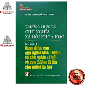 Sách - Thường thức về chủ nghĩa xã hội khoa học Quyển 1