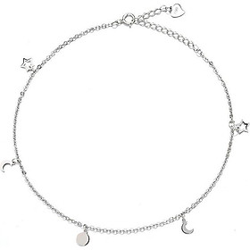 Lắc tay lắc chân nữ Trăng Sao vòng Tròn xinh xắn