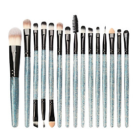 15PC Makeup Brushes Beauty Applicator for Foundation Blending Powder