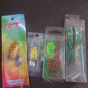 Mồi lure V4 , mồi lure 3D , mồi lure nhái nhảy, mồi lure ếch xanh