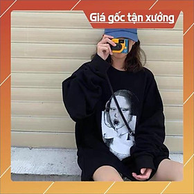 Áo nỉ sweater ️ áo in hình lông cô gái HSN987