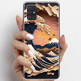 Ốp lưng cho Samsung Galaxy A51, Samsung Galaxy A71 nhựa TPU mẫu Sóng biển