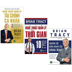 Combo 3 Cuốn Kỹ Năng Quản Lý: Nghệ Thuật Quản Lý Tài Chính Cá Nhân + Nghệ Thuật Quản Lý Thời Gian + Nguyên Tắc Kinh Doanh Của Brian Tracy (Bí Kíp Tạo Chiến Lược Trong Kinh Doanh - Tặng Kèm Bookmark Green Life)