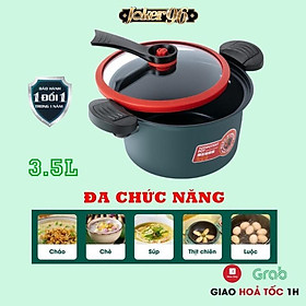 Mua Nồi áp suất  Nồi hầm cháo  Kho cá đa năng mini totipotent pot 3.5L dùng cho mọi loại bếp từ  bếp gas  bếp hồng ngoại