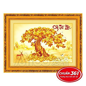 Mua Tranh thêu Cây Tài Lộc ms 53255