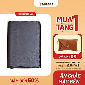 Ví Bóp Nam Nữ Nhỏ Gọn Cao Cấp Nhiều Ngăn Để Name Card Danh Thiếp Thẻ Galaxy Store GVMB0304 (8x10.5cm)