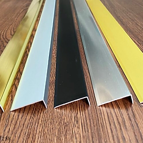 Mua Nẹp nhôm L30x10  nẹp kết thúc sàn gỗ  nẹp nhôm chữ L hàng dày 1li  thanh dài 2m5