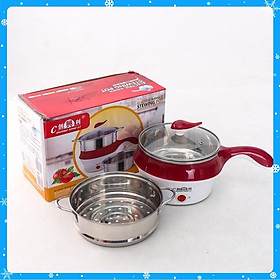 Mua Nồi lẩu điện mini có tay cầm đa năng - Đỏ - Hàng Chất Lượng