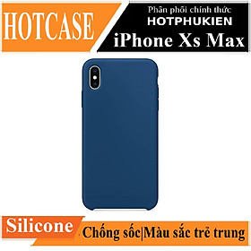 Ốp lưng silicon case chống sốc cho iPhone XS Max chống bám bẩn siêu mỏng mịn hiệu HOTCASE vật liệu cao cấp, dễ lau chùi - hàng nhập khẩu