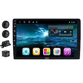 Bộ kết hợp màn hình DVD Android và Camera hành trình 360 độ cao cấp 2 trong 1 dùng cho xe ô tô, xe hơi