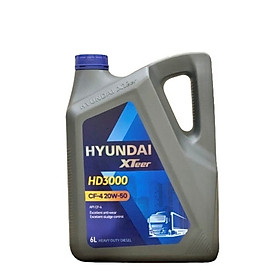 Dầu nhớt xe hạng nặng Hyundai HD3000 20W50 CF4 6 lít