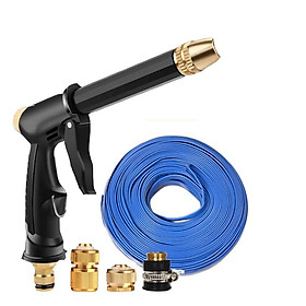 Mua Bộ dây và vòi phun xịt nước rửa xe tưới cây tăng áp lực nước loại 10m (cút đồng)