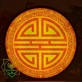 Đèn hào quang Trúc Chỉ in