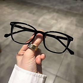 Kính Mắt vuông basic gọng nhựa lõi cốt cao cấp