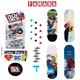 Đồ Chơi Bộ 4 Ván Trượt Tech Deck 6028815 - Superman