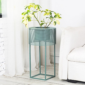 Kệ Chậu Cây Cảnh Kiểu Lưới Hiện Đại DH-BK0015 Bằng Sắt Sơn Tĩnh Điện CHỐNG GỈ CHẮC CHẮN BỀN ĐẸP, Phù Hợp Trang Trí Nhà Cửa, Biệt Thự, Nhà Hàng, Cafe (35x65 cm)