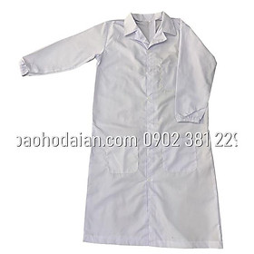 Áo blouse nam nữ dài tay cao cấp (áo blue bác sĩ, dược sĩ, phòng thí nghiệm, thẩm mỹ viện)