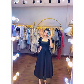 Đầm dự tiệc cổ vuông TRIPBLE T DRESS - size S/M/L/XL(kèm ảnh/video thật)MS211V