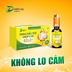 Tinh Dầu tỏi Diệp Chi Gold + Kháng sinh tự nhiên , hổ trợ ho, cảm, sổ mủi tặng sữa rửa mặt MAROSA LACO