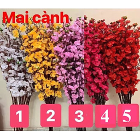 Mua  GIÁ SỈ TẠI XƯỞNG  Cành hoa mai  hoa anh đào dài 1m  5 cành nhỏ hoa đẹp dùng để cắm lọ  làm cây hoa đào ngày tết