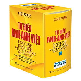 Từ Điển Anh Anh Việt Phiên Bản Bìa Cứng Màu Vàng - Giải Nghĩa Đầy Đủ Ví Dụ Phong Phú - Bản Quyền