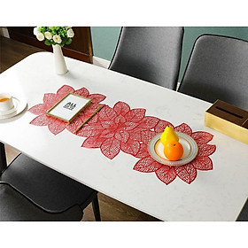 Mua Table runner hoa văn đỏ CLOVER  7143R