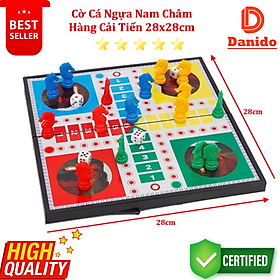 Bộ cờ cá ngựa Danido - Bộ cờ cá ngựa cao cấp kích thước 28x28 và 38x38cm