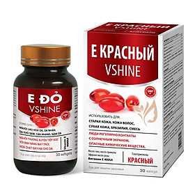 Viên uống vitamin E ĐỎ VSHINE