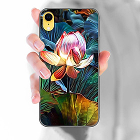 Ốp lưng dành cho iPhone XR mẫu Hoa sen búp