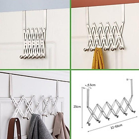 Mua MÓC TREO ĐỒ SAU CỬA INOX HÌNH ZICZAC CO DÃN