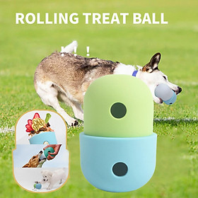 Durable Dog Chew Toy Dispensing Ball Food Dispenser Puppy Chewing Interactive Slow Eating Cat Pets Food Leakage Ball for Medium Large Dogs