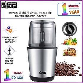 Mua Máy xay cà phê và các loại hạt cao cấp nhãn hiệu DSP KA3036 công suất 300W - Hàng nhập khẩu